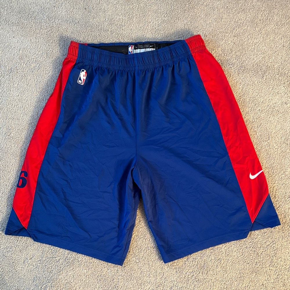 Men Philadelphia 76ers Basketball Shorts sz XL Tall